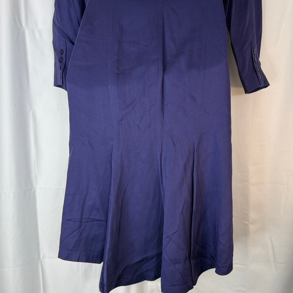 Double-Breasted Purple Blazer Dress - Picture 11 of 12